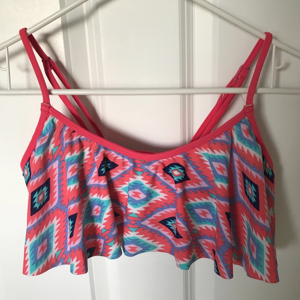 HOLLISTER patterned bikini top